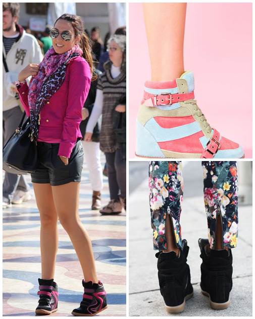How To Style With Sneakers Wedges With Outfit