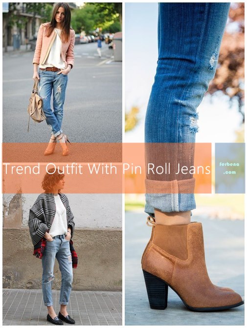 Trend Outfit With Pin Roll Jeans