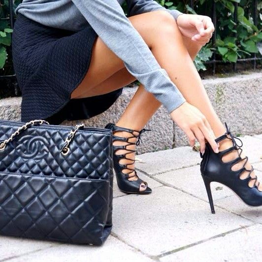 How To Wear Lace Up Heels