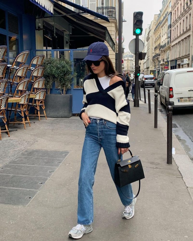 Chic Outfit Formulas To Wear Blue For Colder Season Of 2023