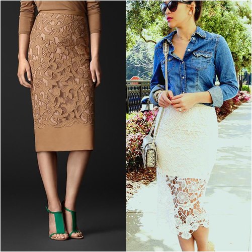 Trend Outfit With Lace Pencil Skirt | Ferbena.com | Fashion Blog & Magazine