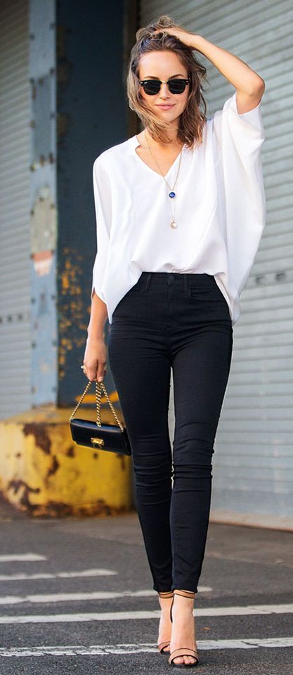 Stay Adorable With Black and White Outfit