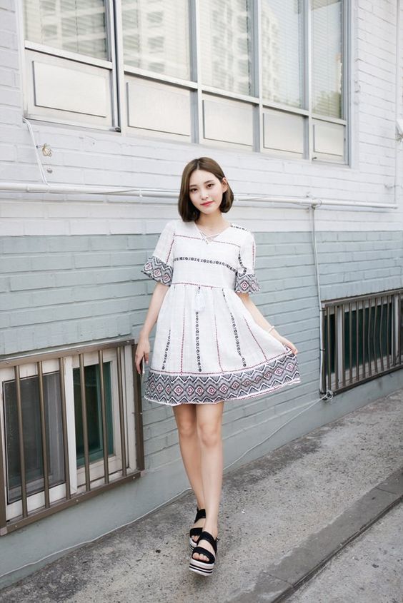 Stylish Ways to Wear Dresses From Korean Fashion Style – Ferbena.com