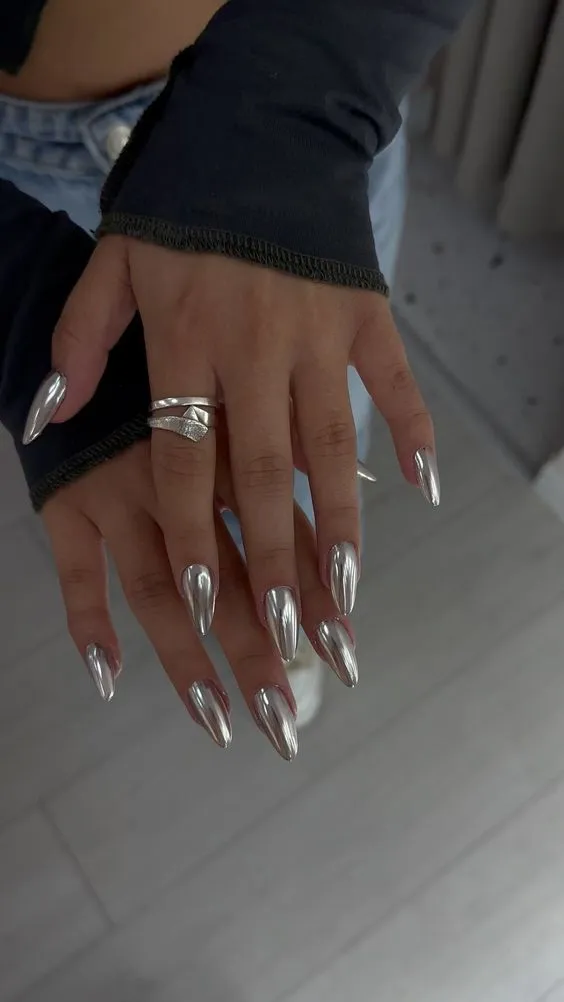 The Ultimate Guide to 2024's Hottest Metallic Nail Designs