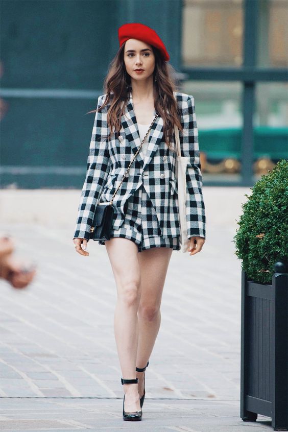 Best Lily Collins Outfit Style from “Emily in Paris Season 1”