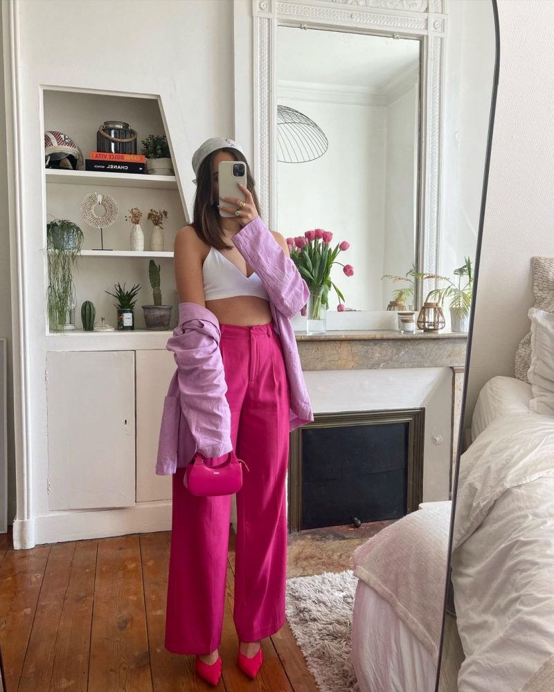 People Are Joining The Fuchsia Trend This Spring; These Are Some Outfit Ideas