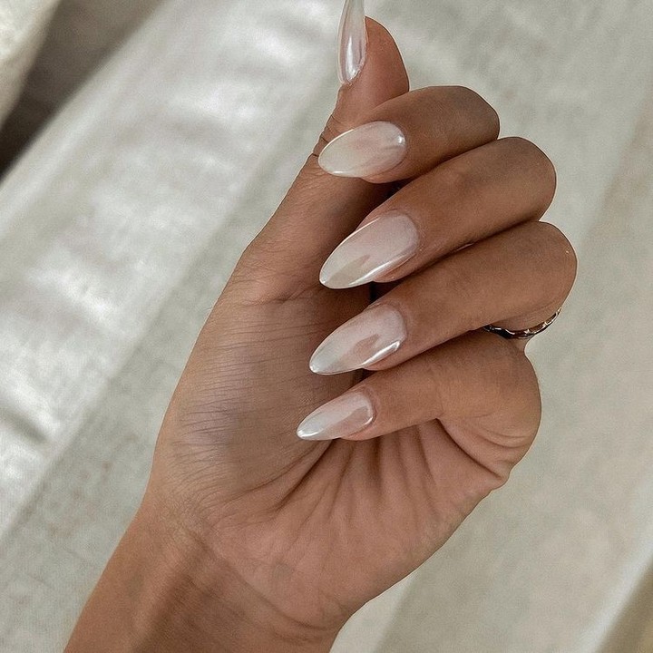 Manicure Trend Of The Year: Glazed Donut Nails Inspired By Hailey Bieber