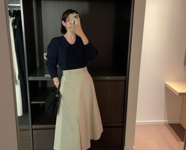 How To Wear Midi Skirt Trend At Every Style For Spring 2023