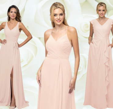 How To Style Every Champagne Colored Dress‘s Style For Bridesmaid