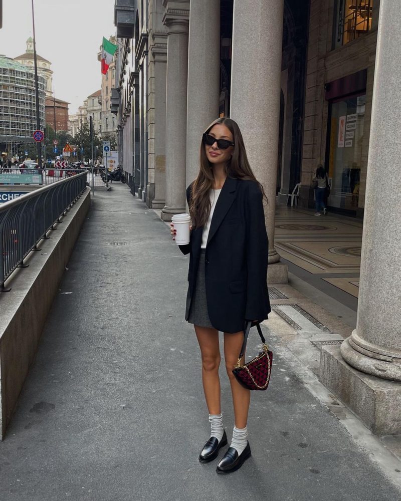How To Style Black And White According To Fall 2023 Fashion Trends