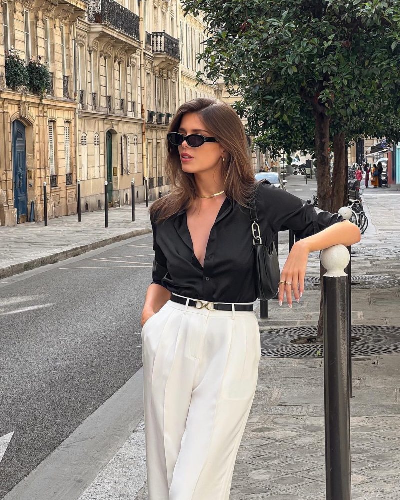 How To Style Black And White According To Fall 2023 Fashion Trends