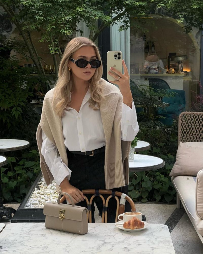 How To Style Black And White According To Fall 2023 Fashion Trends