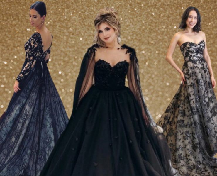 Fall in Love with a Black Wedding Dress: Perfect for the Autumn Bride