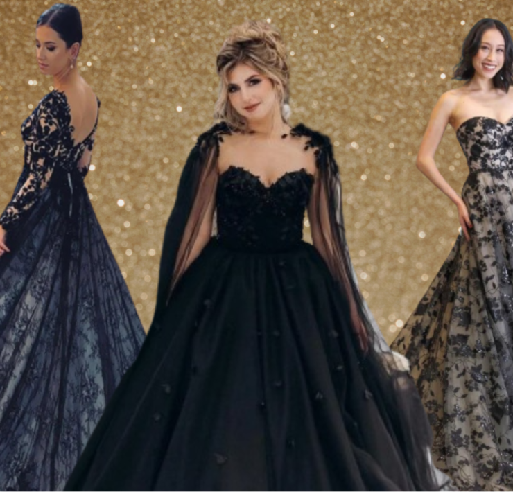 Fall in Love with a Black Wedding Dress: Perfect for the Autumn Bride