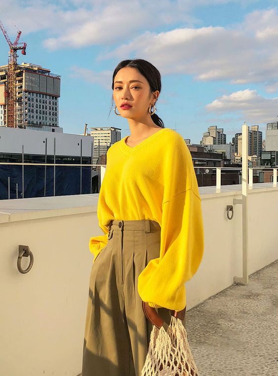 What To Wear With A Yellow Sweater - Simply Fresh To Your Looks