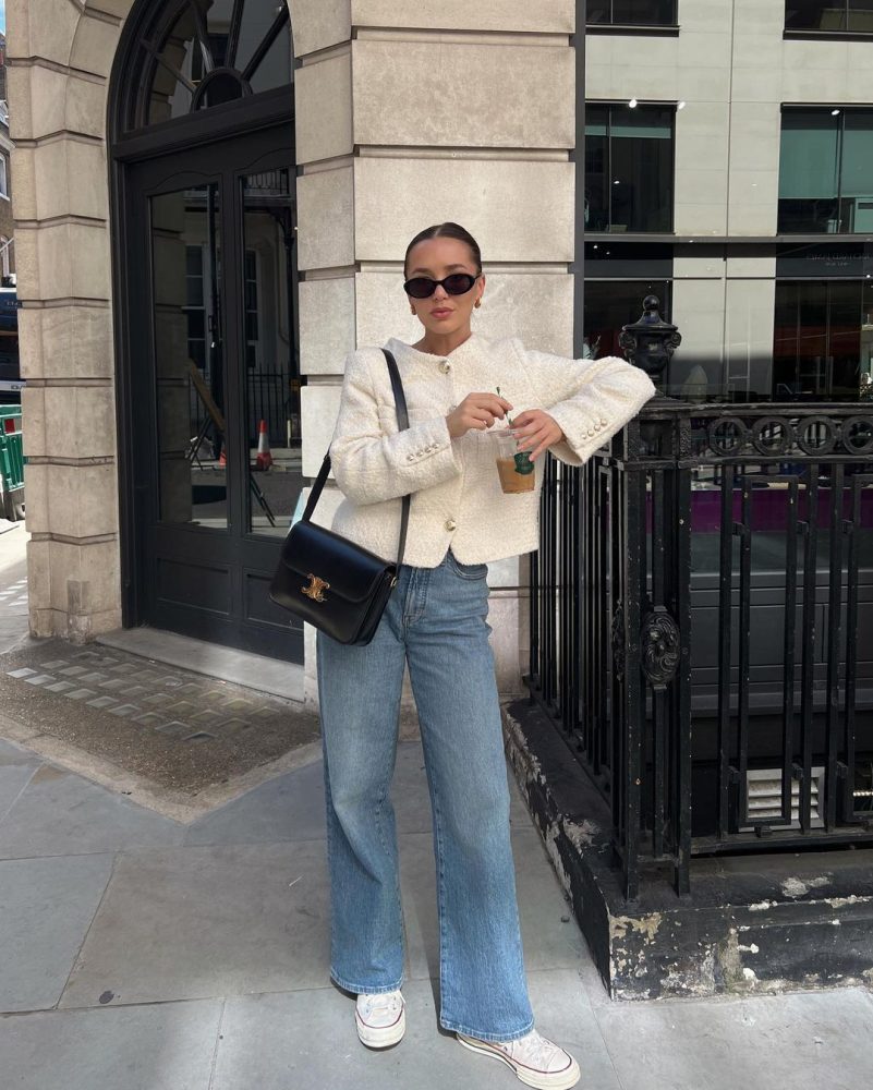 Goodbye Skinny Pants - Here’s How To Style Straight Jeans For Fall Outfit