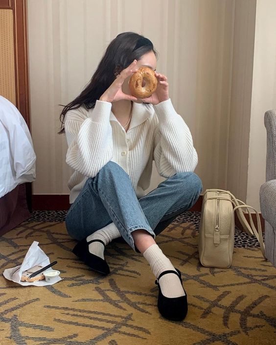 Korean Girls Are Wearing Ballet Flats With Socks - Here’s How To Style Them!