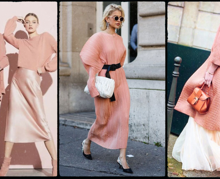 Chic Styling Ideas To Wear The Peachy Fuzz Trend in 2024