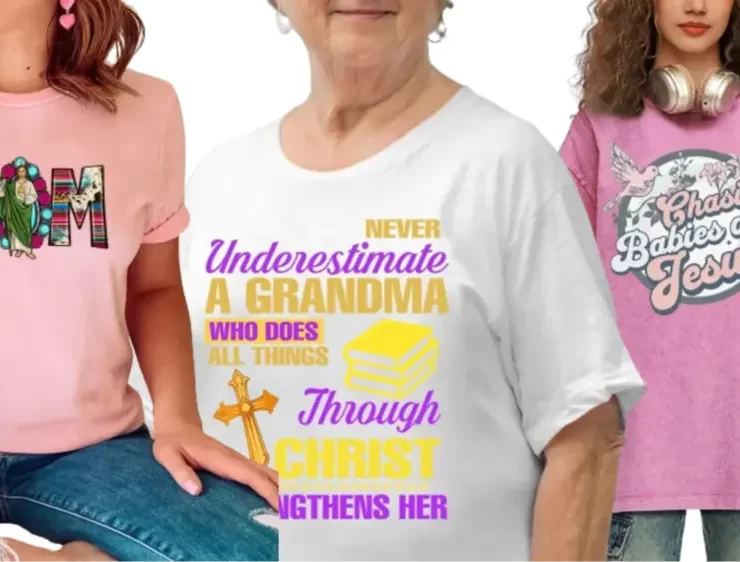 Love, Faith, and Motherhood- Christian T-Shirt Ideas for Mother's Day