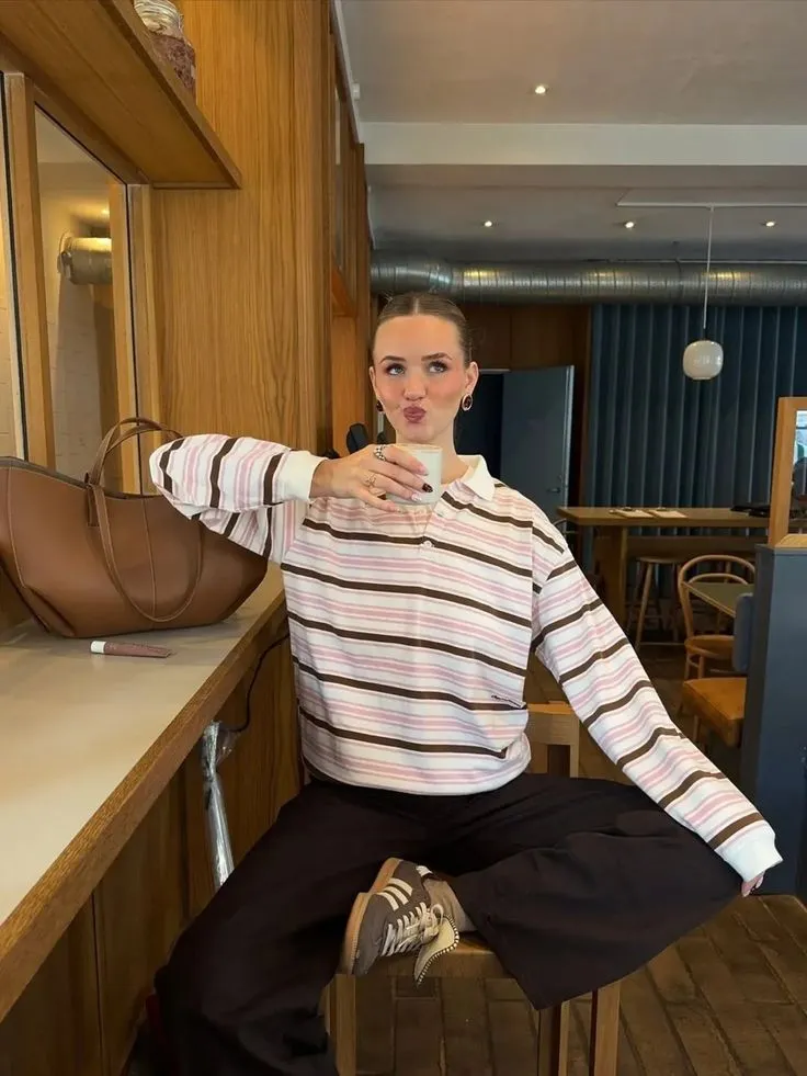 The Fashion Girls Are Bringing Back Striped Polos—And I’m Honestly Obsessed