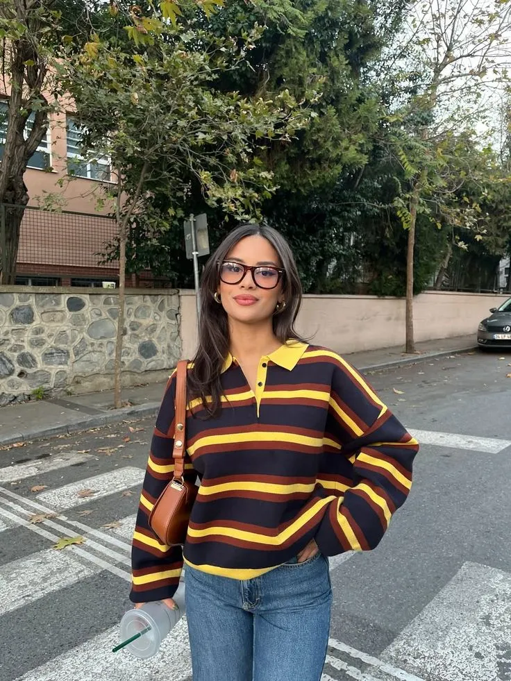 The Fashion Girls Are Bringing Back Striped Polos—And I’m Honestly Obsessed